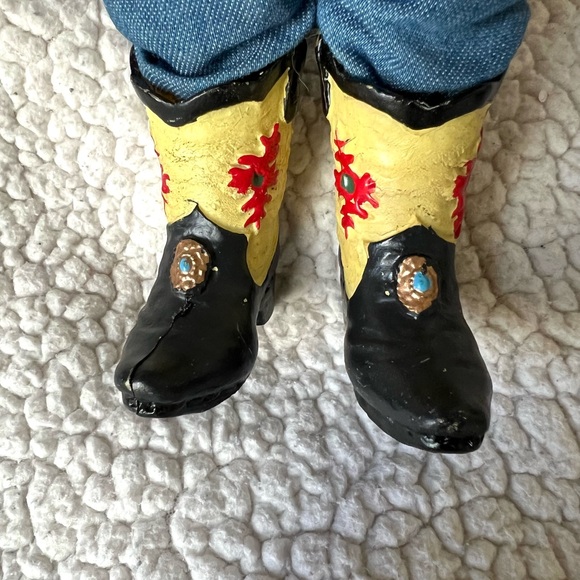 NWT 10.5 inch Cowboy Santa Clause - Picture 9 of 9